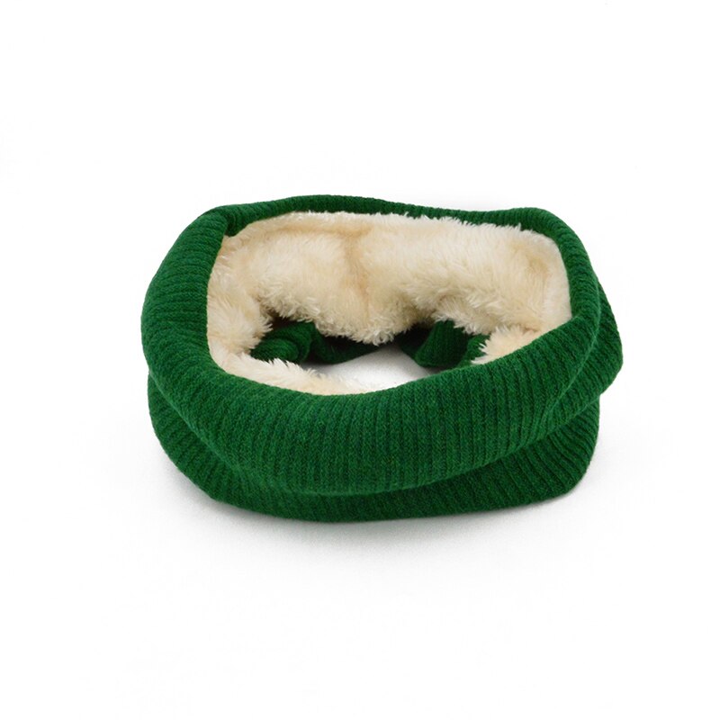 Talvivillahuivi naisille miehille lapsille paksunnettu sametti o-huivi naisen kaulahuivi lämmin kaulus yksivärinen echarpe femme hiver