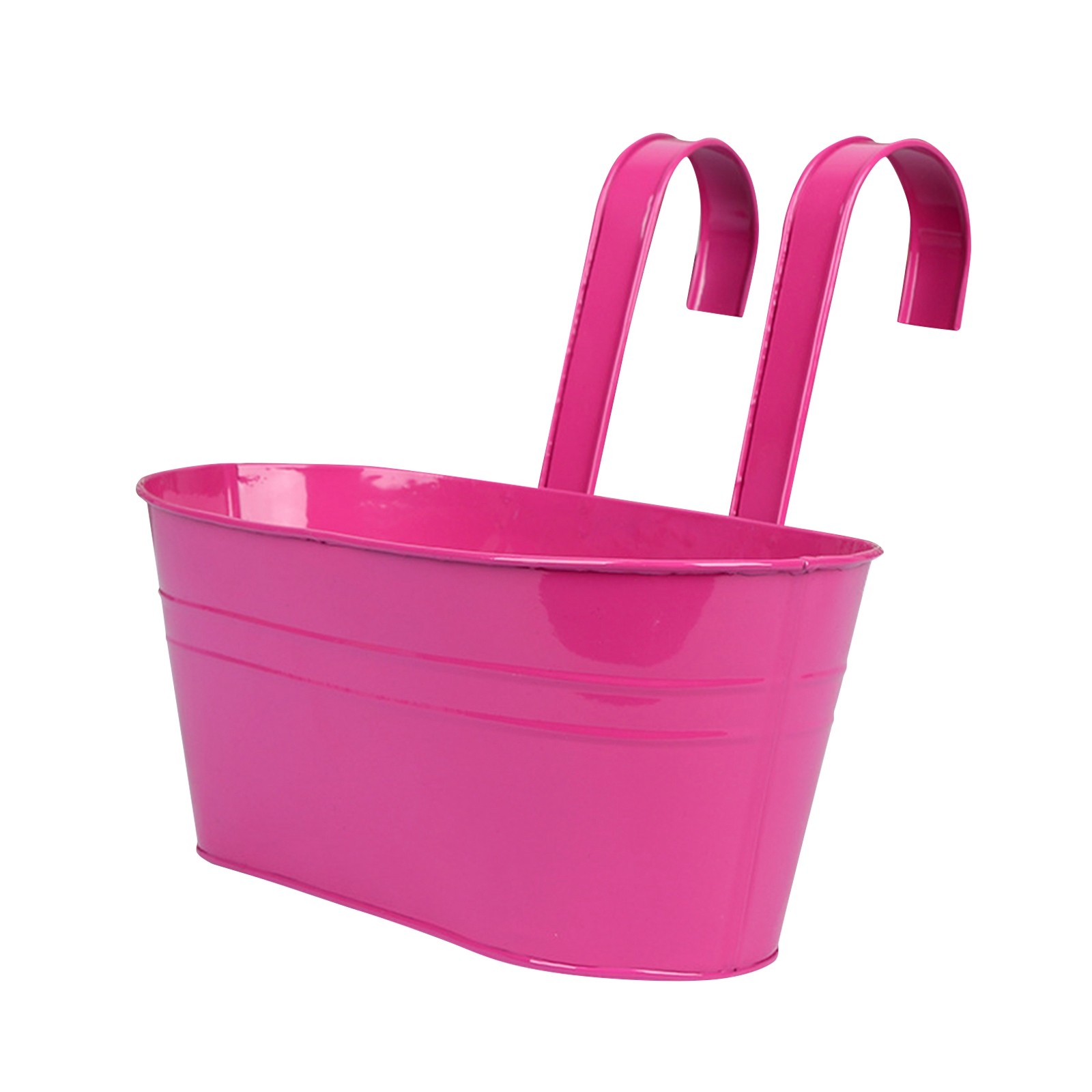 Buitenplanten Plantenbak Zwart Metaal Ijzer Hangende Bloempotten Dekken Leuningen Hek Emmers Moderne Boho Stijl Wandmontage Raamdoos