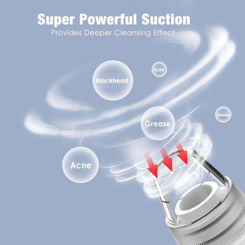 Electric Acne Remover Point Noir Blackhead Vacuum Extractor Tool Black Spots Pore Cleaner Skin Care Facial Pore Cleaner Machine