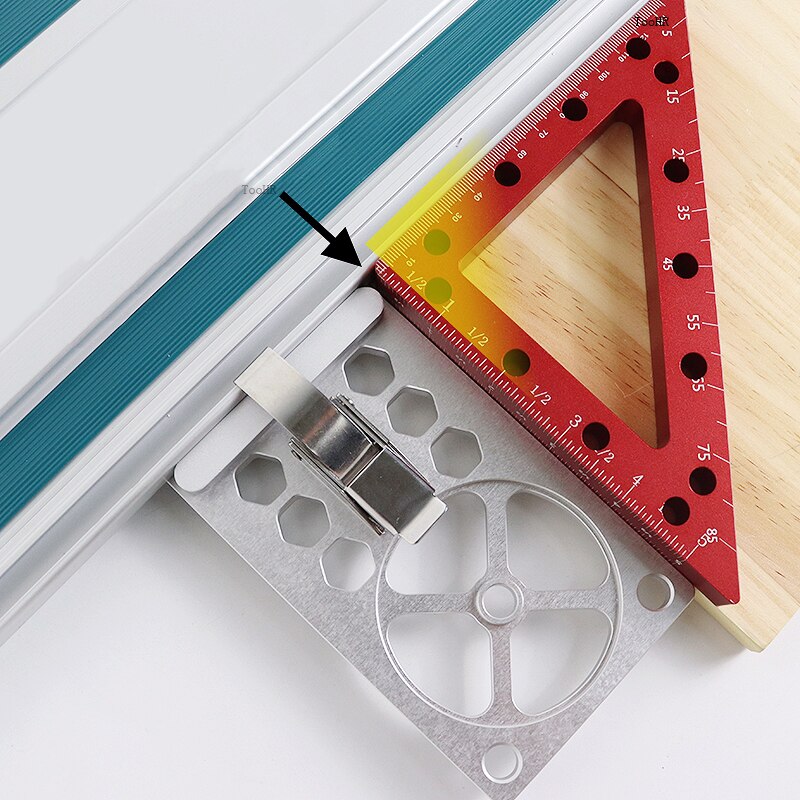 Woodworking Angle Stop 90 Degree Right Angle Guide Rail Clamp For Electric Circular Saw Track Saw Angle Cutting Board Tool