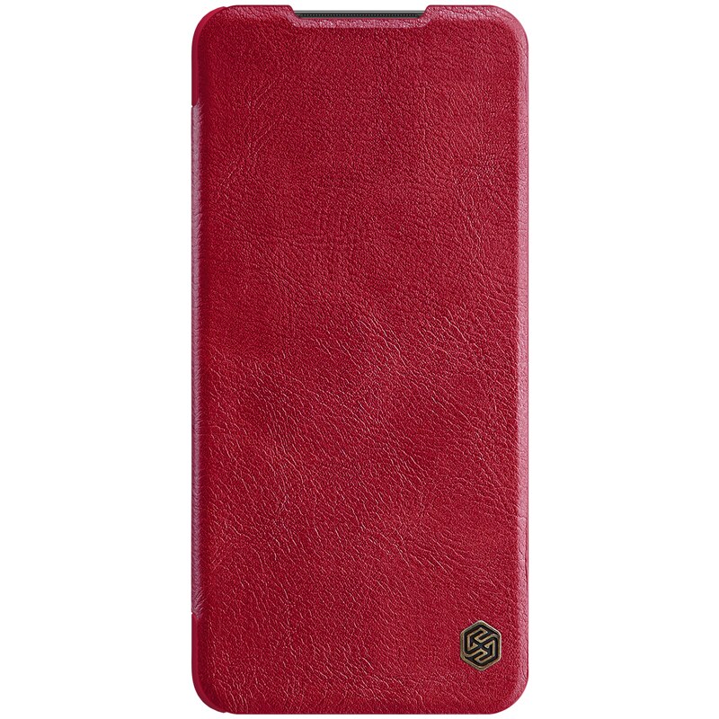 Funda NILLKIN Qin para Xiaomi Poco X3 NFC, Funda de cuero PU con tapa, funda trasera con ranura para tarjetas para Poco X3: for Poco X3 NFC / Red