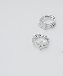 925 Sterling silber ohrring Hohl Stern schmetterling ohr knochen ohr Ring ohr schnalle SchöNe Großzügige persönlichkeit mädchen junge ohr schmuck: 1Paar 5.5mm Stil3