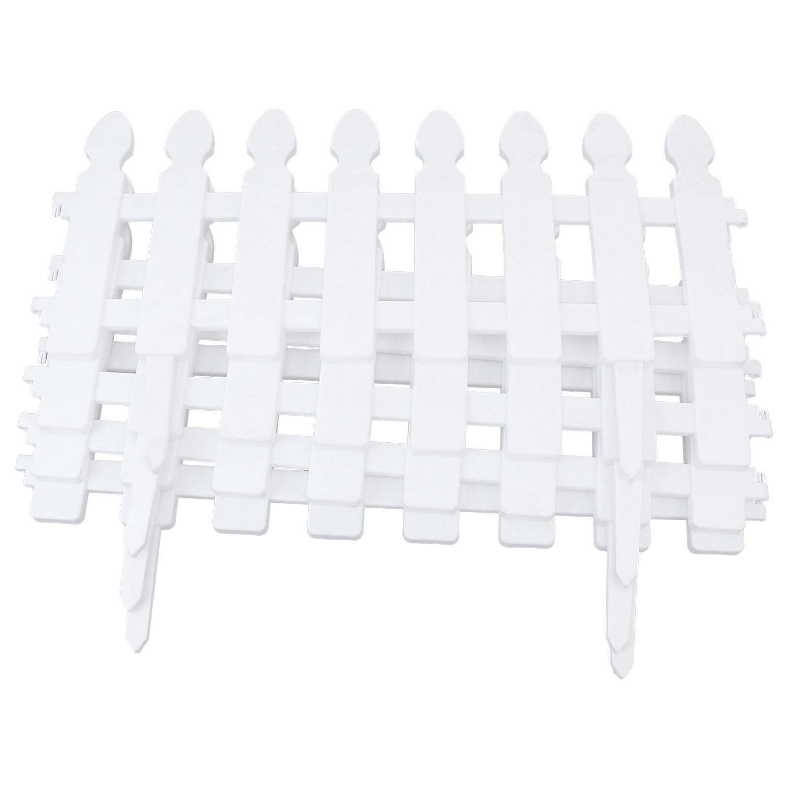 4pcs Outdoor Garden Vegetable Fence Plastic Small Fence DIY Garden Decoration