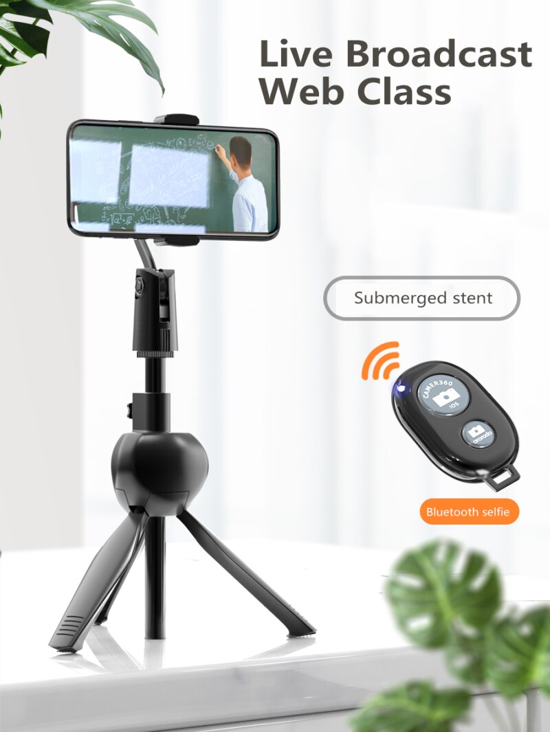 Tripod For Phone Tripod Monopod Selfie Remote Stick For Smartphone Iphone Tripode For Mobile Phone Holder Bluetooth Tripods