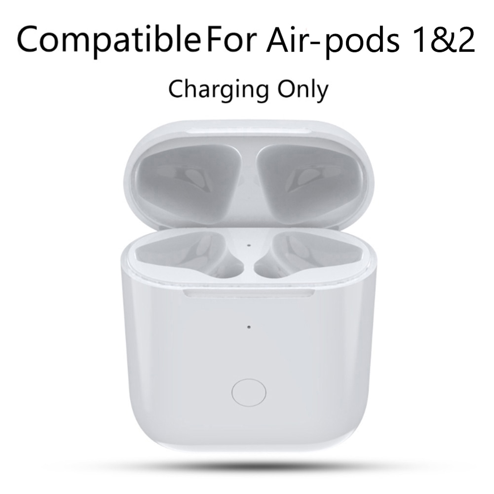Replacement Wireless Charging Box with LED Indicator for Airpods 1/2/3 Airpods Pro Bluetooth Earphone Charger Case Pop-Ups