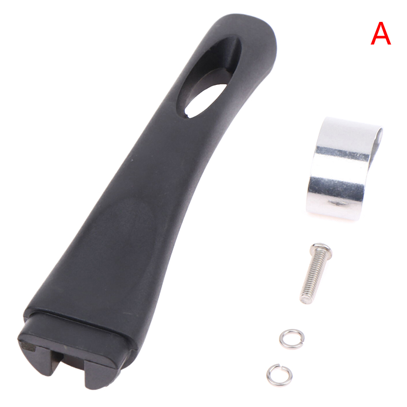 Universal Ergonomic Bakelite Pan Pot Handle Anti Scalding Pan Substituição de acessórios de cozinha, Aperto de baquelite removível, 1 conjunto: Laranja