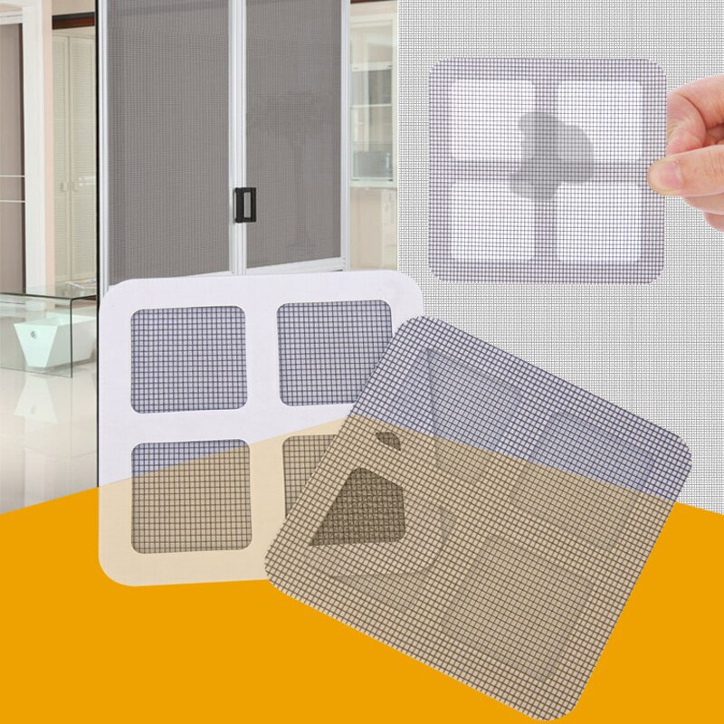Fix Net Window Home Adhesive Anti Mosquito Fly Bug Insect Repair Screen Wall Patch Stickers Mesh Window Screen Window Net Mesh