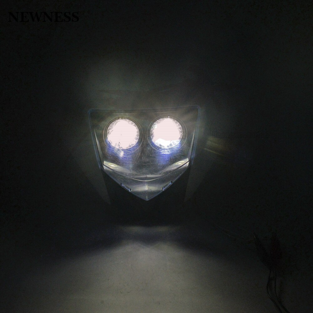 Faro de carenado doble para motocicleta, luz LED deportiva para Yamaha WR250 TTR WR 450 Enduro MX HMX Dirt Bike