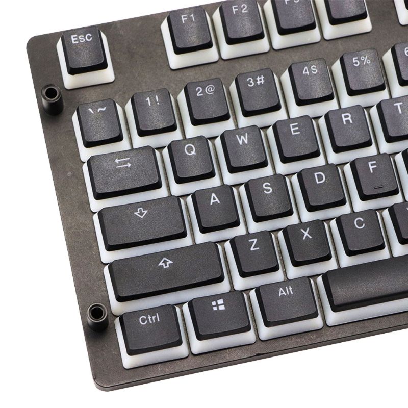 Rvb 143 Keycaps ANSI disposition PBT pouding Double peau lait tir rétro-éclairé Keycap pour Corsair K70 K65 clavier mécanique