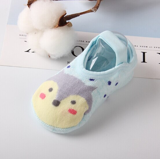 1Pairs Toddler Sock Shoe Soft Baby Non-Skid Slipper Anti-Slip Infant Girl Boy: Blue