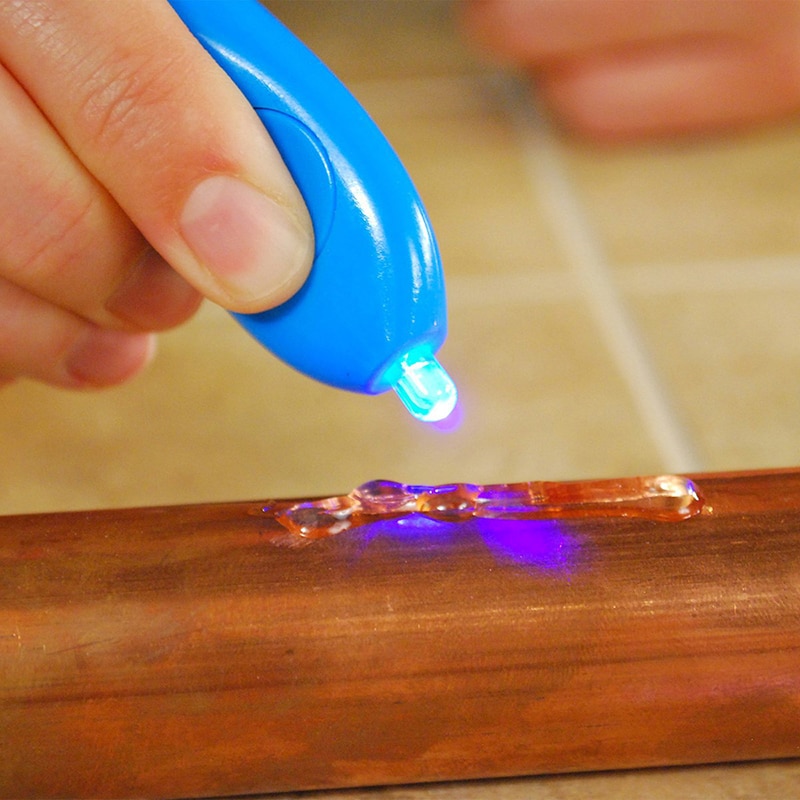 Kleber Stift Schweißen 5 Sekunden Schnelle Reparatur UV Licht Reparatur Stift Werkzeug Bausatz Super Starke Flüssigkeit Kunststoff tauchen Schweißen Mischung