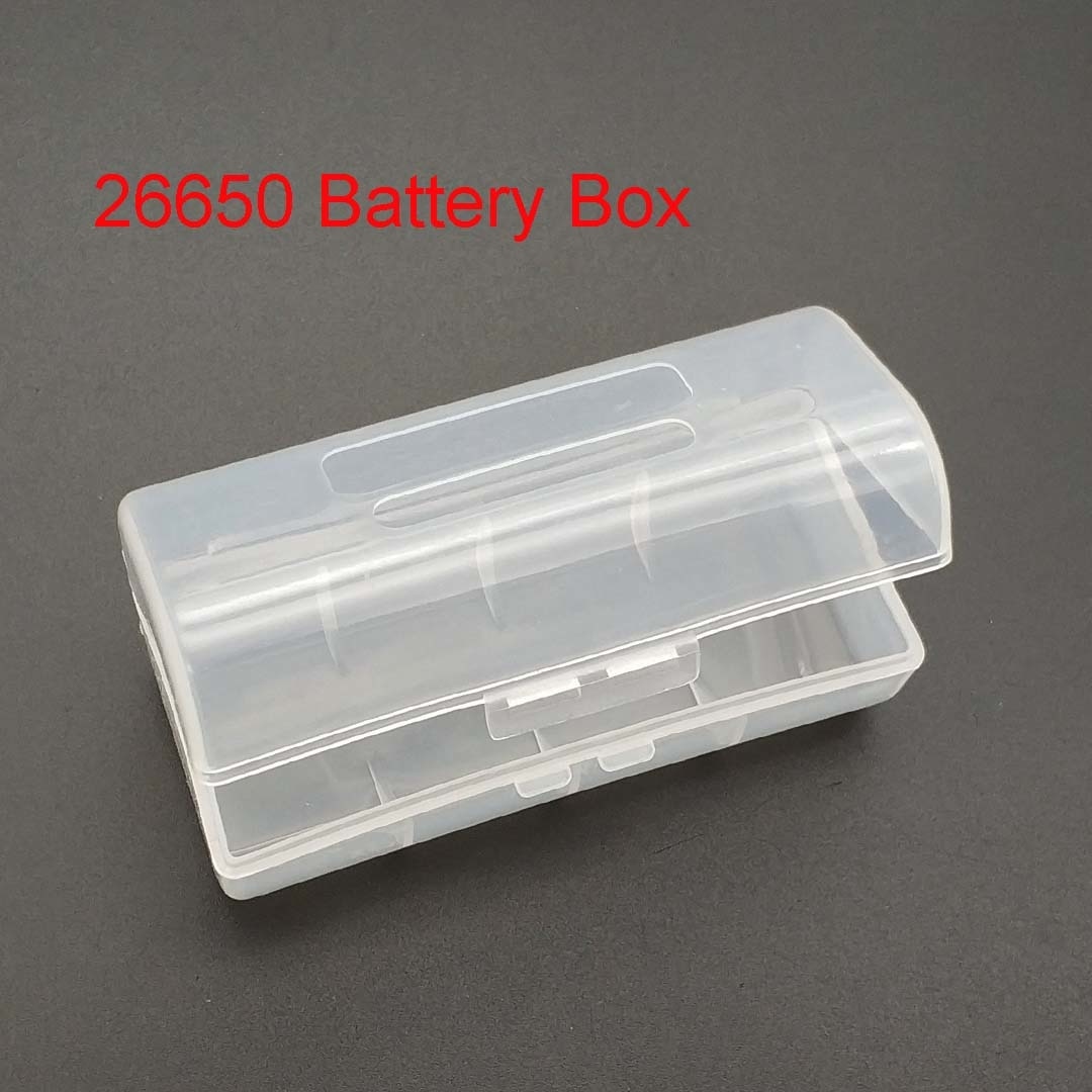 Transparant Clear Plastic Geval Houder Batterij Storage Box Voor 1X26650 Oplaadbare Batterij Storage Case