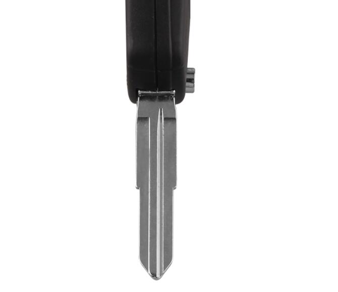 Coque de clé à rabat adaptée à la télécommande | Pour Ssangyong Actyon Kyron Rexton 2 boutons, porte-clés