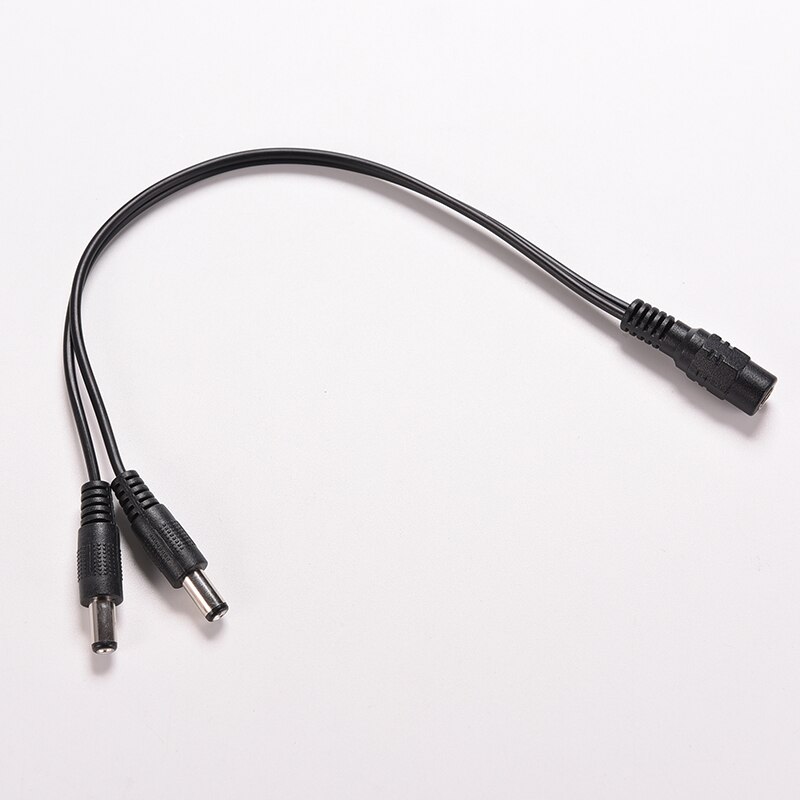 5.5X2.1Mm Dc Power Kabel 1 Female Naar 2 Male Plug Connector Draad Splitter Adapter Voor Veiligheid Cctv camera/Led Strip