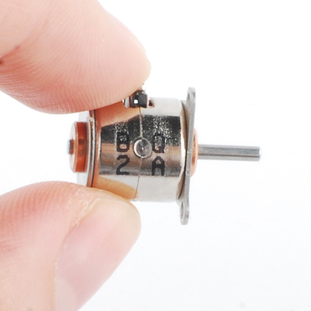 6 V dia 10mm micro 2 fase 4 wire stappenmotor 18 degress mini stappenmotor 5 stks