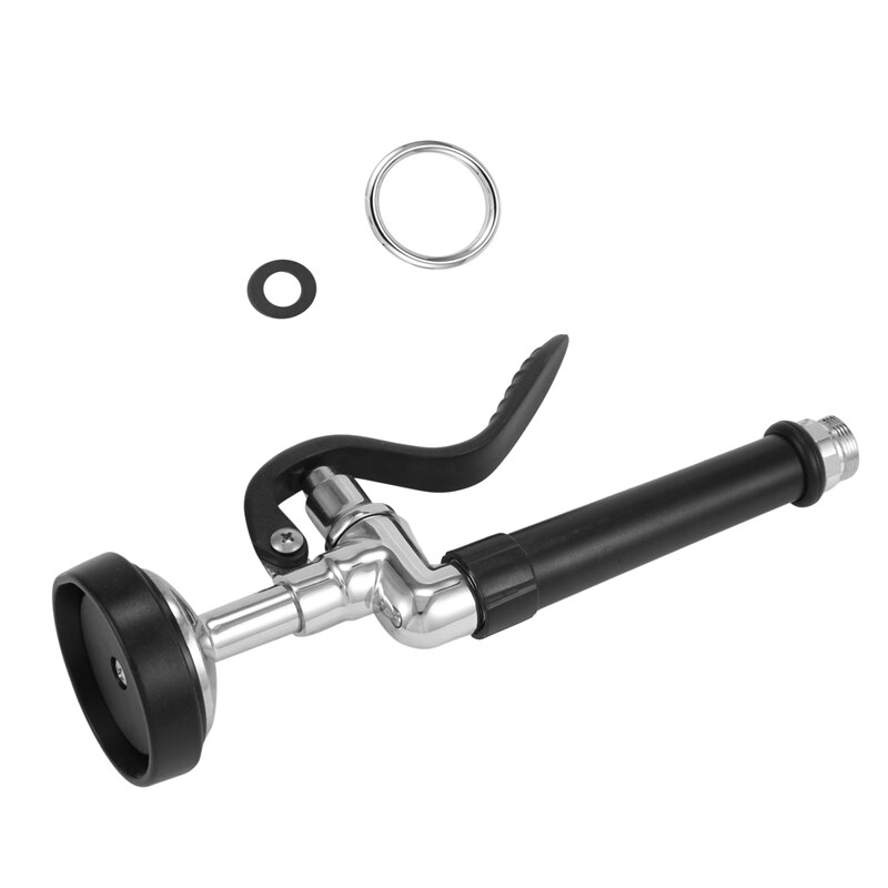 Pre Rinse Sprayer Commercial Kitchen Faucet Parts Chrome Finished (Black) CNIM