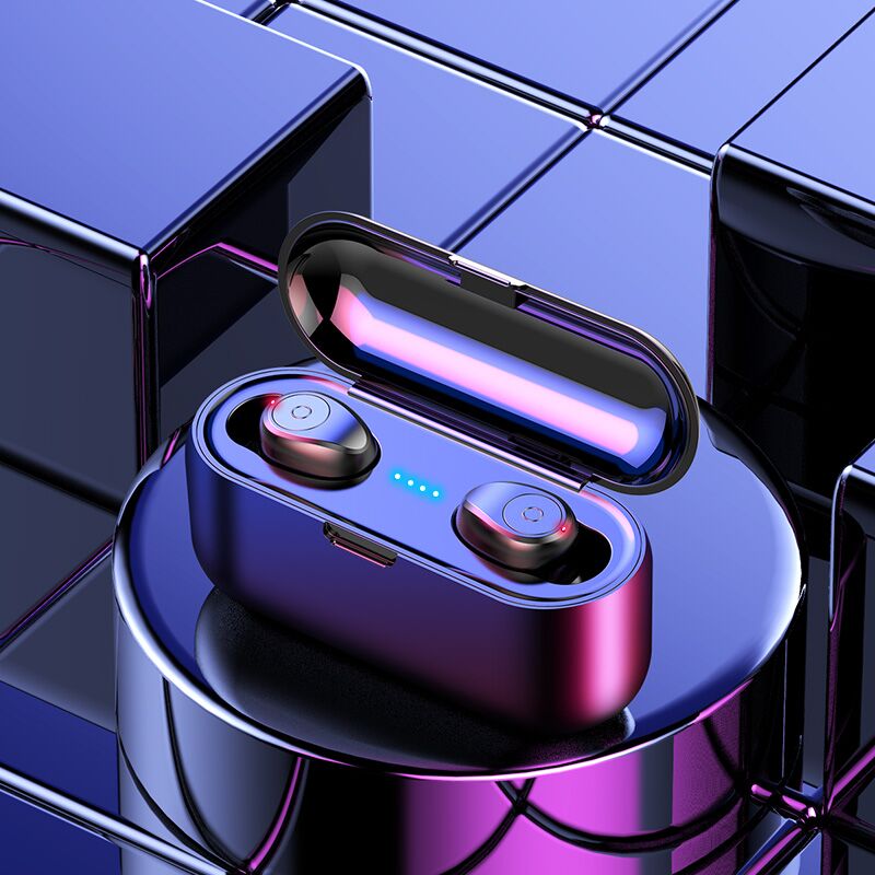 Matte bluetooth 5,0 kopfhörer F9 sport Touch Control drahtlose super mini ohrhörer für alle telefon: no display