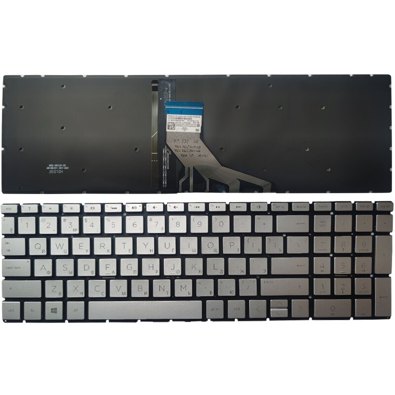 Laptop Russian/RU keyboard For HP Pavilion 15-DA 15-DB 15-DW 15-CS TPN-C139 TPN-C135 TPN-C136 250 G7 255 G7 With Backlight