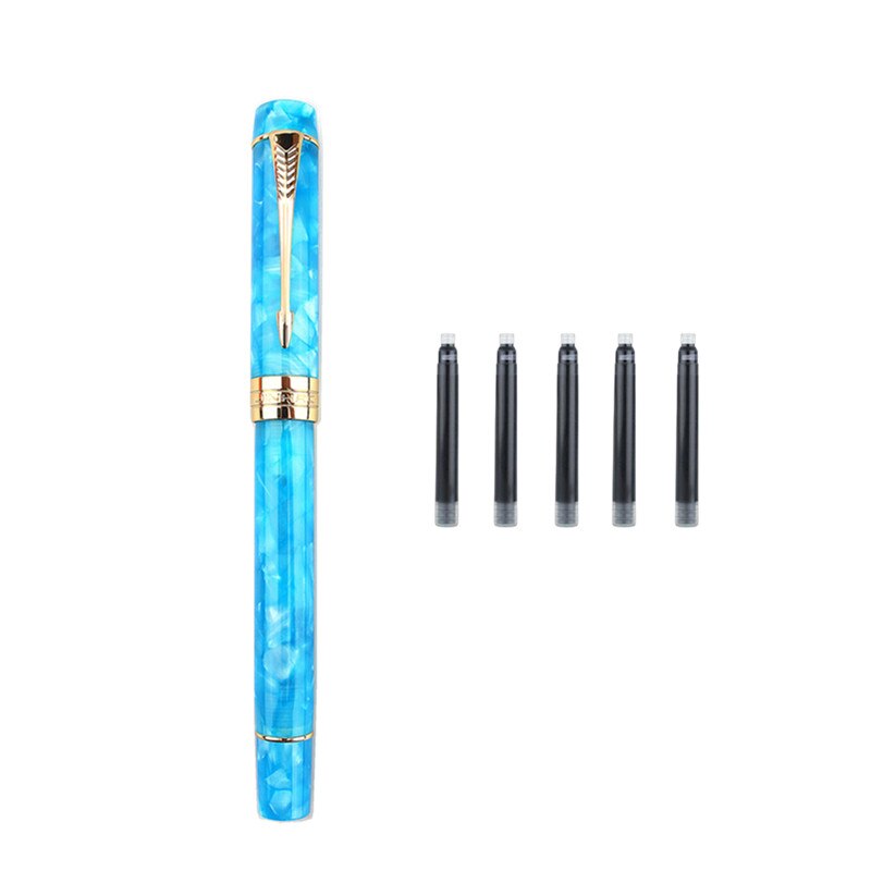 stylo en résine acrylique bleu océan Iridium F/sty... – Grandado