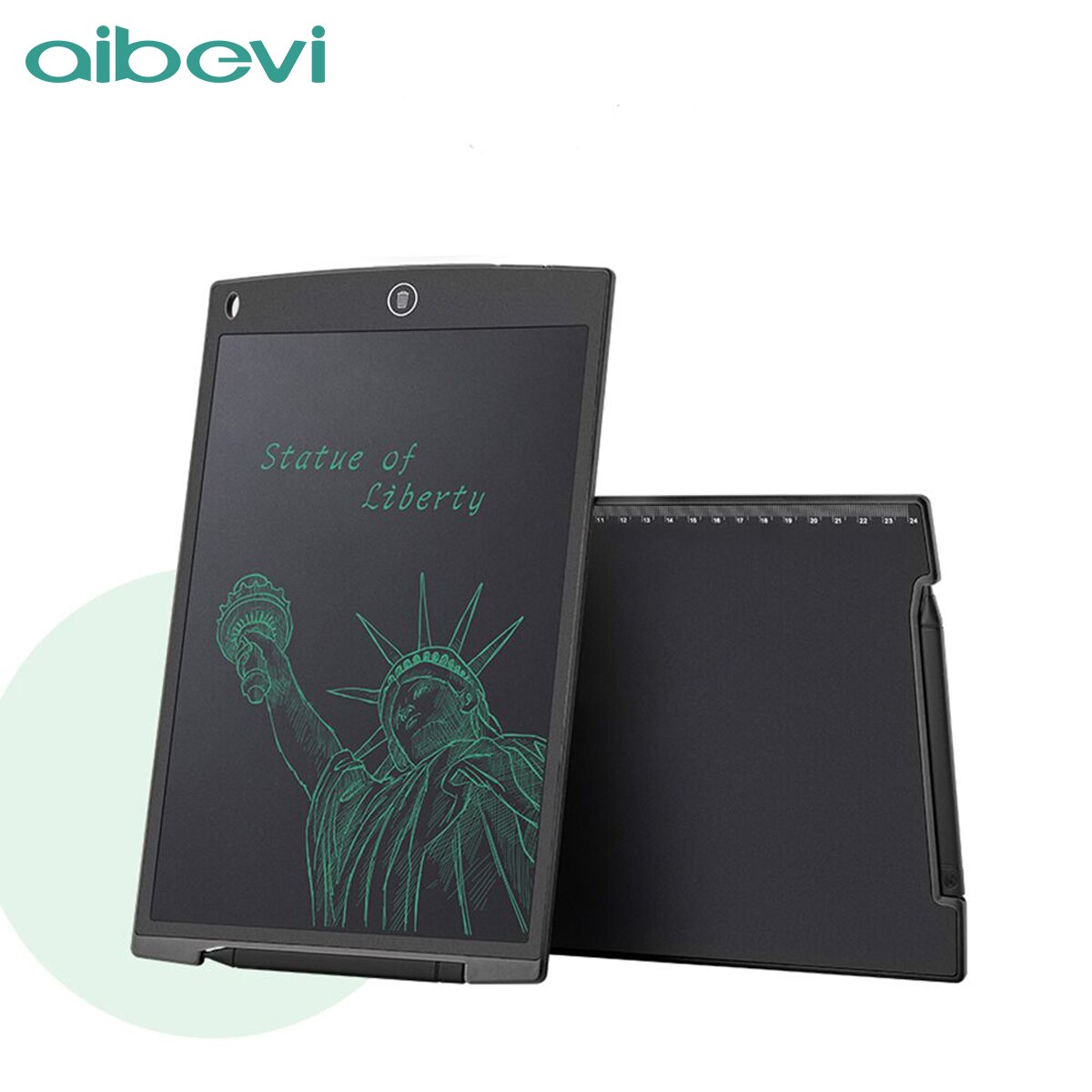 Aibevi Drawing Pad LCD Writing Tablet Handwriting Graphic Tablets 12 inch Digital Graphics Tablet Electronic Board + Pen Battery