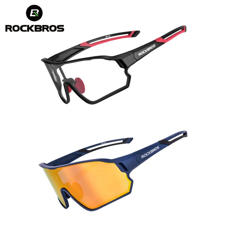ROCKBROS Occhiali Da Ciclismo Polarizzati MTB Bici Da Strada Occhiali Da Sole Polarizzati Occhiali Da Bicicletta Occhiali Da Ciclismo Occhiali Da Bicicletta Occhiali - Foto 12