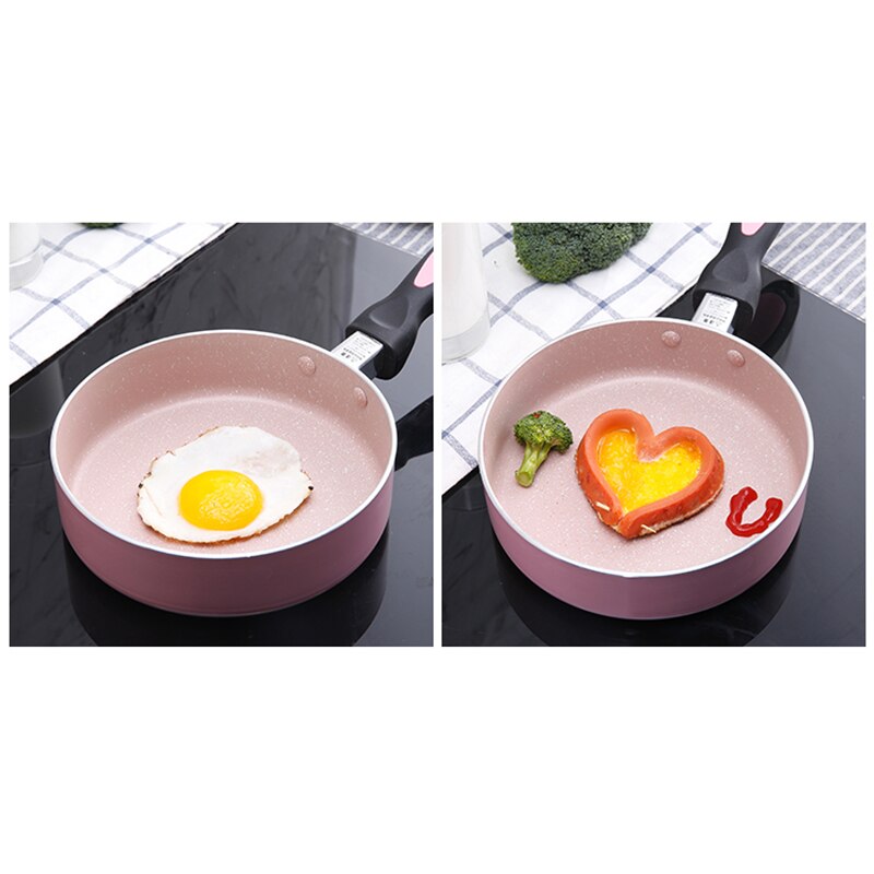 16 Cm Non-Stick Pan Non-Stick Cookware Frying Pan Saucepan Small Fried Eggs Pot General Use for Gas and Induction Cooker