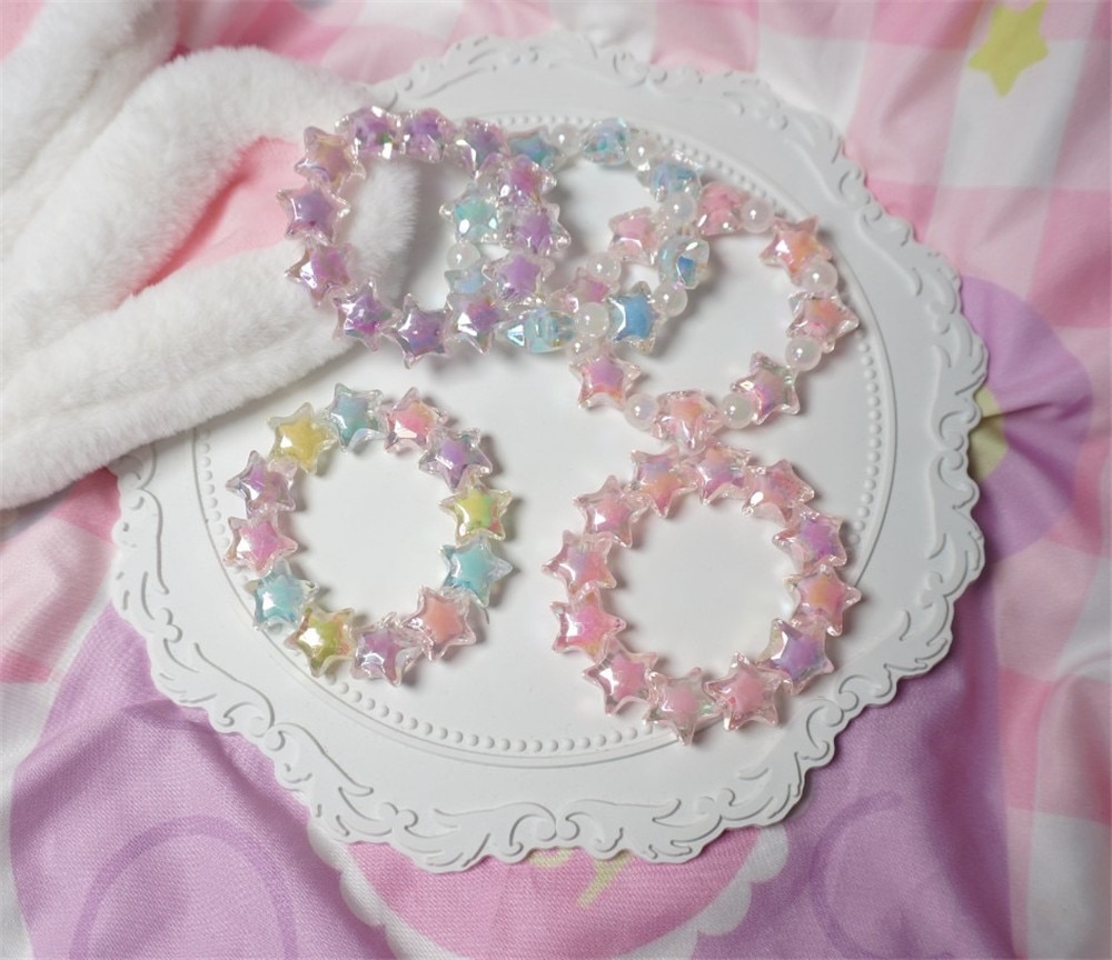 Lolita ragazza di colore della caramella di avvio braccialetto di lolita borda il braccialetto Lolita accessori dei monili della ragazza B1356