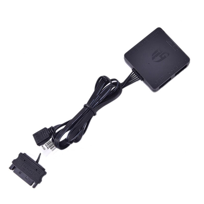 Deepcool Rgb Converter 5V Tot 12V Rgb Transfer Hub Sata Interface Magneet Installatie Voor Rgb 3PIN M/B Asus Gigabyte