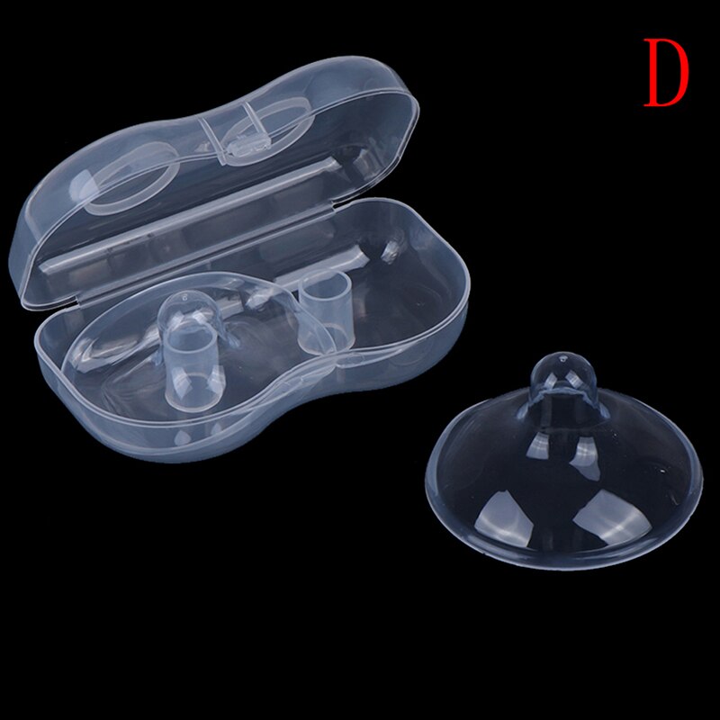 Tétines de protection en silicone pour les mères allaitantes,protecteurs de mamelons, du lait maternel,: Round shape