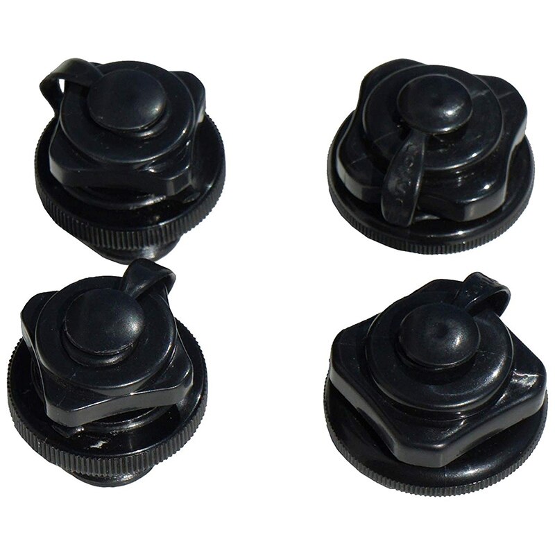 4 Piece Boston Valve Replacement Universal Air Valve for Inflatable Raft Pool Boat Kayak Replacement: Default Title