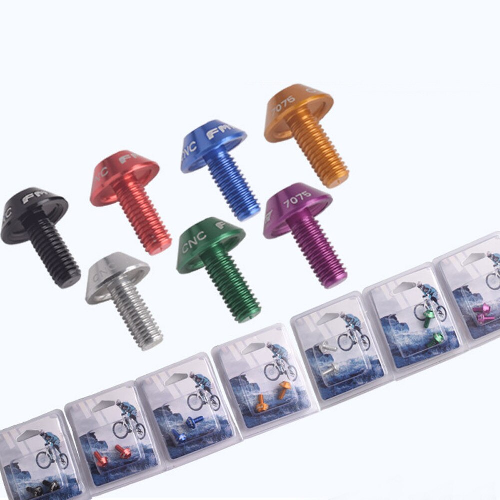 2 stuks aluminiumlegering fiets bidonhouder houder bouten schroef  m5 x 12mm waterkoker frame rek schroeven fiets installatie accessoires