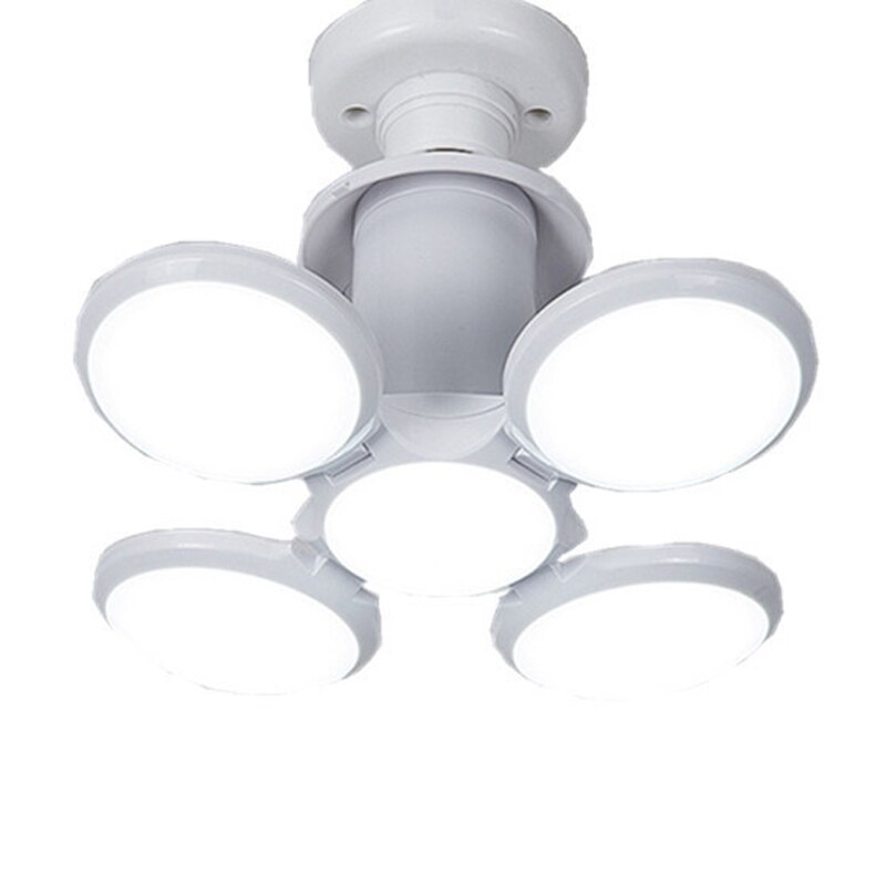 Led folde fodbold ufo lamper pære super lys høj effekt 5 blade 30w ,  til soveværelse restaurant studie værelse mall