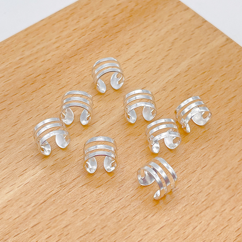 10 unids/lote 6x9mm cuentas doradas y plateadas, cuentas ajustables para trenzas de pelo, anillos trenzados para el cabello, Clips para puños, tubos, herramienta de estilismo de joyería: Amarillo claro