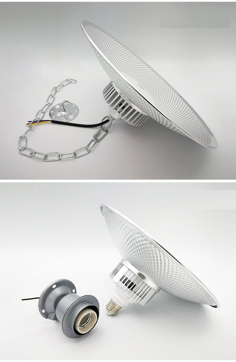 High Bay Opknoping Licht Led Ufo Fabriek Magazijn Lichtpunt Daglicht Industriële Bay Verlichting Voor Magazijn Workshop Lampen