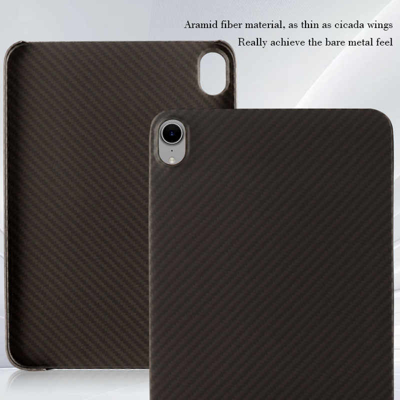 Carbon fiber Case for iPad Mini 7 8.3 Inch & Mini6 thin matte Real Carbon Fiber Aramid Tablet Cover Protection Shell