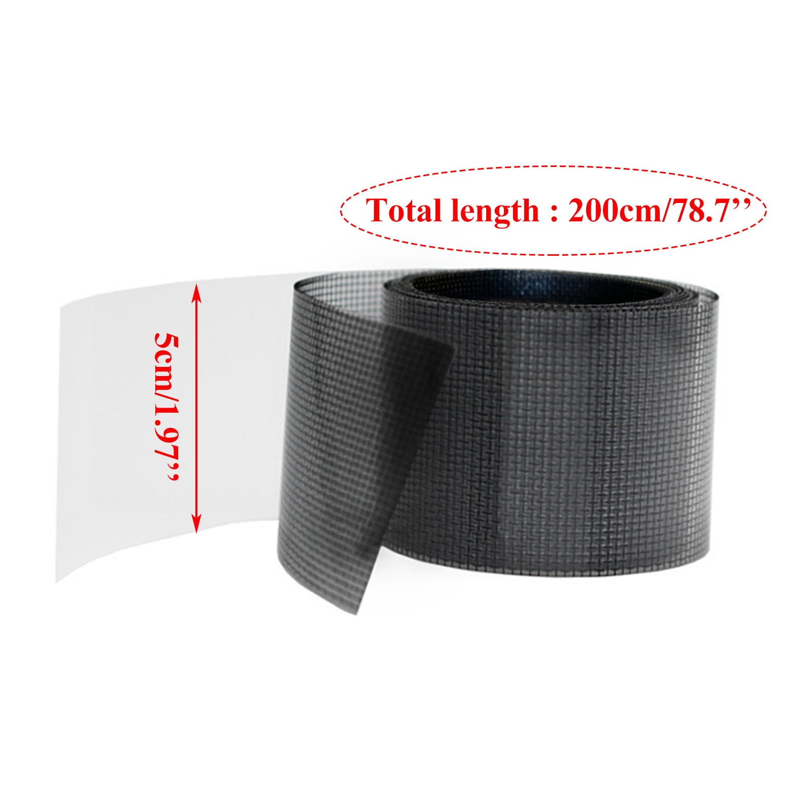 1pc Window Screen Repair Kit Strong Adhesive Waterproof Tape Fiberglass Covering Mesh Repair For Window Screen And Screen Door: A