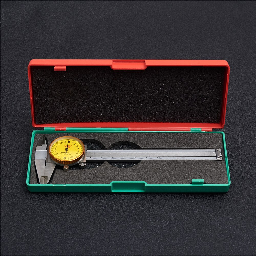 Dial Micro Vernier Caliper 0-100mm Mini Measuring Tool High Precision Stainless Steel Measuring Instrument Work Measurement Tool