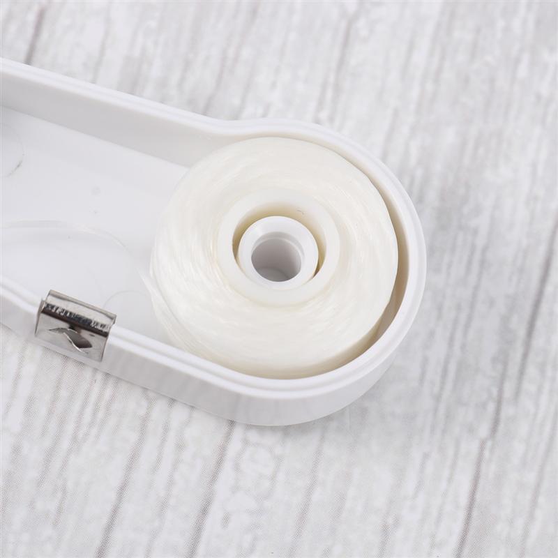 1pc 30 Meters Dental For Flosser Built-in Spool Wax Replacement Wire Dental Floss Toothpicks Interdental Brush Wire