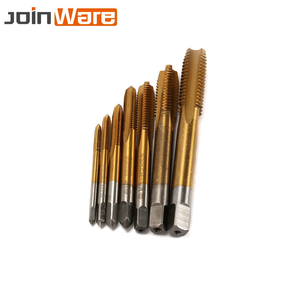 Mixed HSS M3 M4 M5 M6 M8 M10 M12 Machine Hand Screw Thread Metric Plug Tap Drill For Metalworking Machine Repairing