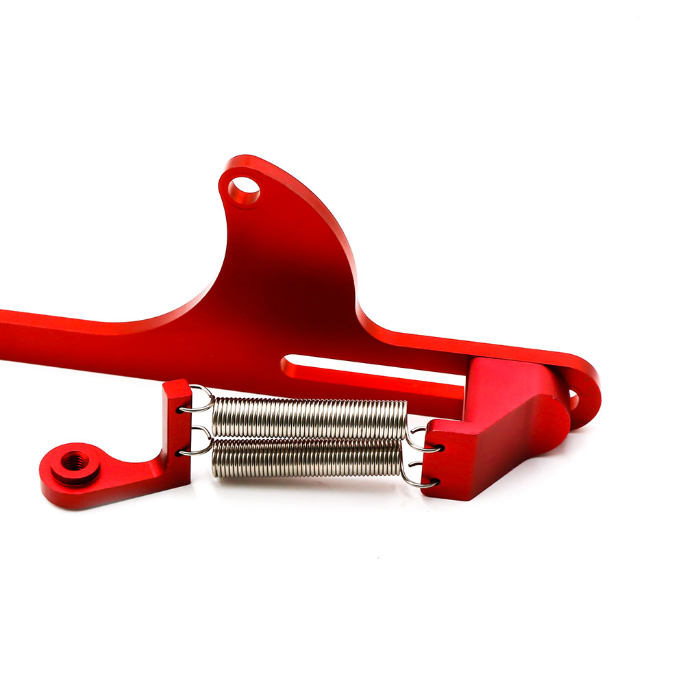 Billet Aluminium Throttle Cable Carb Bracket Carburetor for Holley 4150 4160 Sliver Black Blue Red
