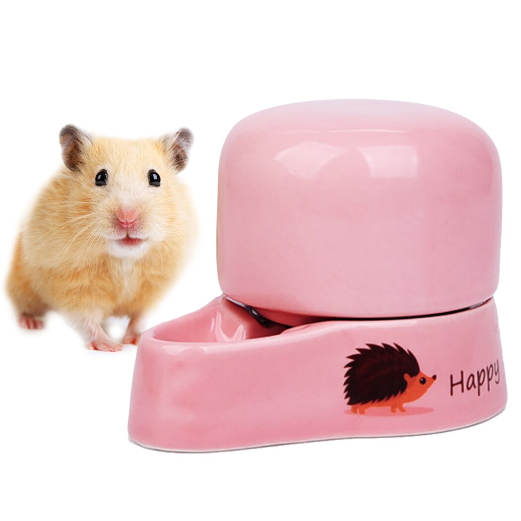 Distributeur d'eau en céramique pour Hamster, abreuvoir pour animaux de compagnie, 7.9oz