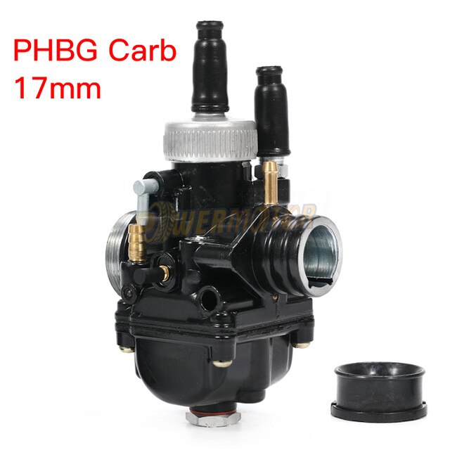 Dellorto motocykl PHBG gaźnik 17mm 19mm 21mm węglowodany dla 50cc 70cc 90cc BWS100 Puch Yamaha Zuma motocykl brud rower atv: 17mm