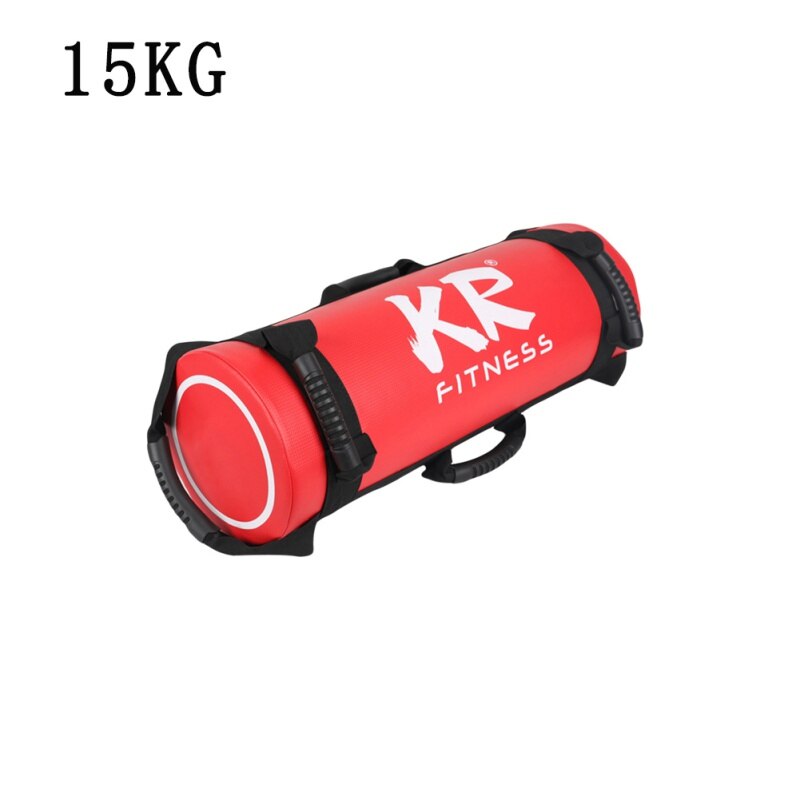 Filled Weight Sand Power Bag 5/10/15/20/25/30 Kg Strength Fitness Exercise Cross-fit Sand bag Gym Training Body Building Sandbag: Red 15kg
