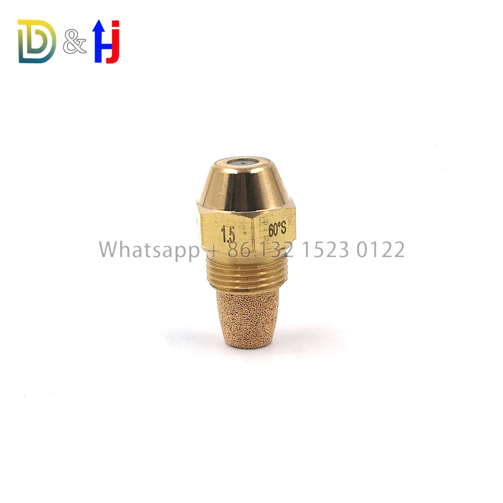 Messing 9/16 Diesel Injectoren Nozzle 60 graden Oliebrander Nozzle Zware, brandstofbrander nozzle sproeikop