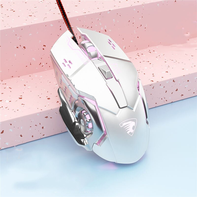 Tkey Gaming Muis Draad Mechanische E-Sport Mini Magic Mouse Voor Computer Muis Gamer Backlight Stille Office Mouse Voor laptop