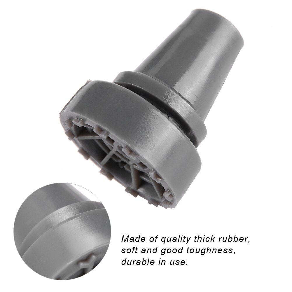 360° Rotating Anti-Slip Walking Stick Standing Rubber Cane Crutch Pad End Bottom Tip Accessory Rubber Good Toughness