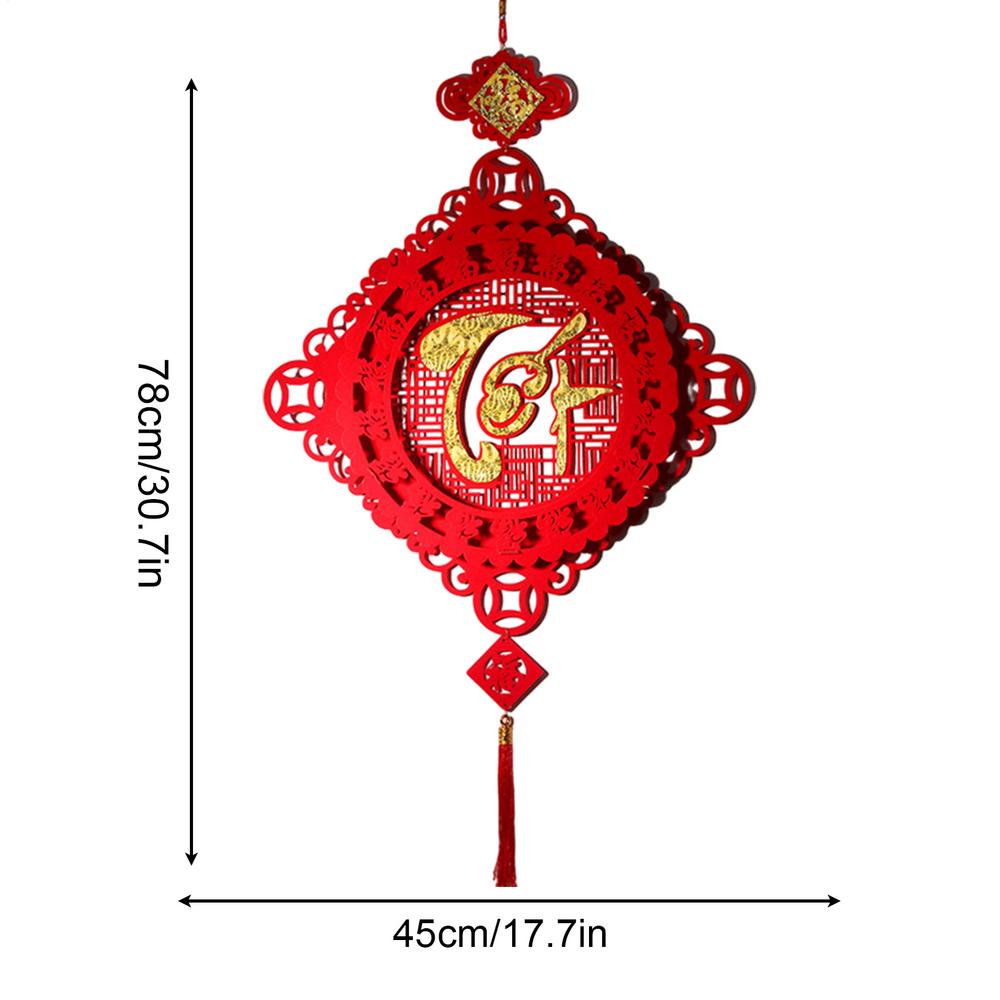 Vietnamese Year Decorations Red Year Home Decoration Spring Festival Decorations Unique Decorative Ornaments Lucky: green