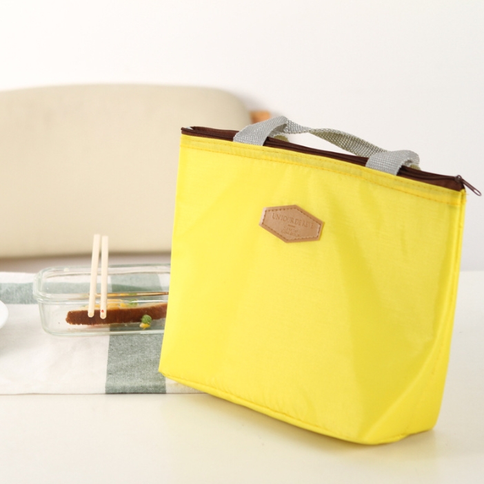 Portable Insulated Lunch Box, Cold Food Cooler, Thermal Bag, Insulated Lunch Box, Picnic Handbag, Cooler bag, Solid Color