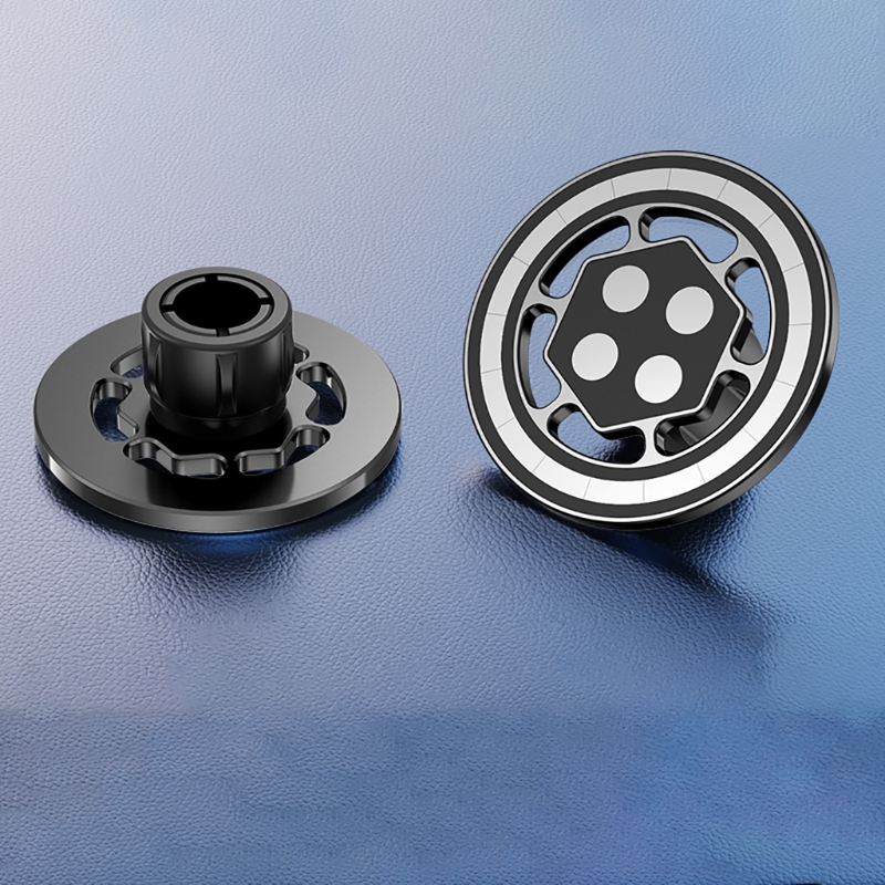 Base montaje para coche para bola articulada 17mm diámetro para teléfono 15 14 13 soporte magnético F19E
