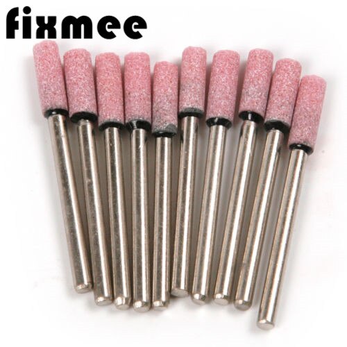 10 pcs 3x4mm Dremel Type Rotary Tool Grind Stones For Chain Saw Sharpening Grinding